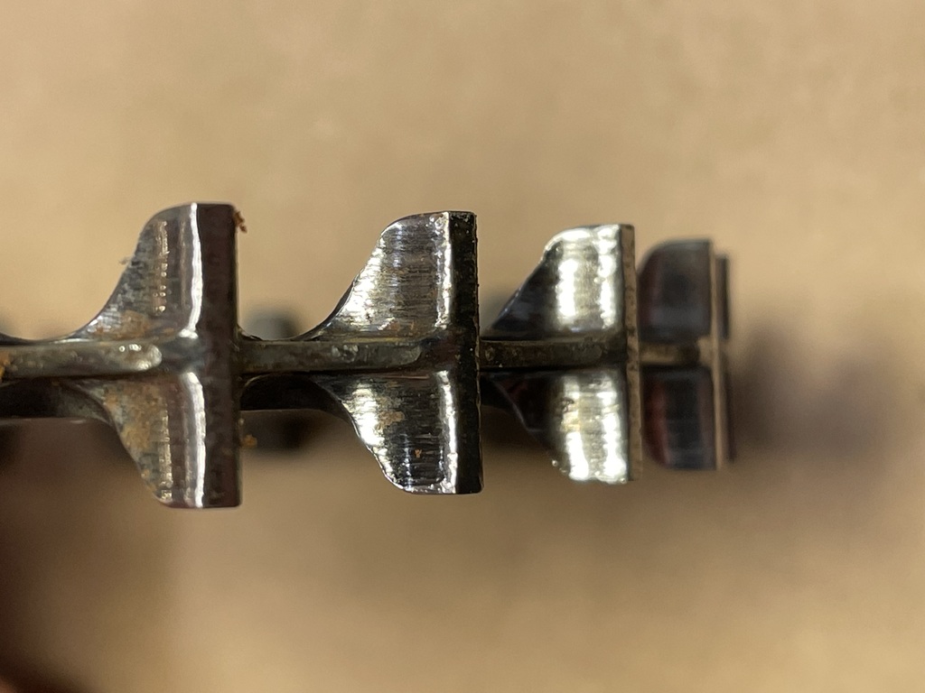 Worn sprocket